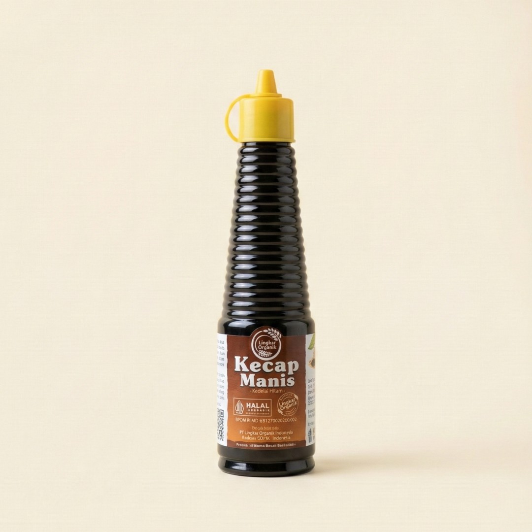 Kecap Manis Kedelai Hitam Organik Lingkar Organik 150ml image