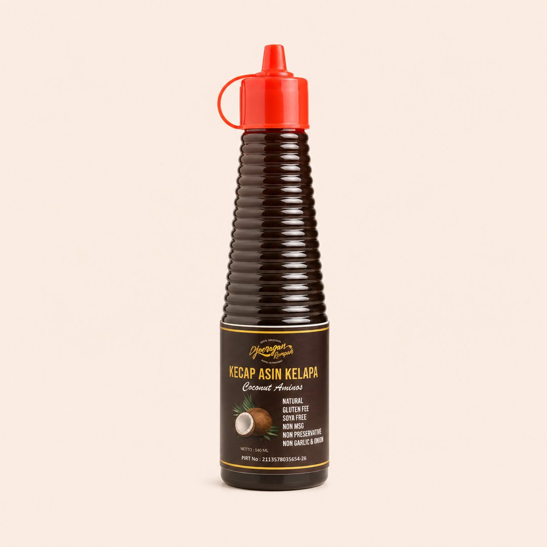 Djoeragan Rempah Kecap Asin Kelapa (Coconut Aminos) 140ml cover