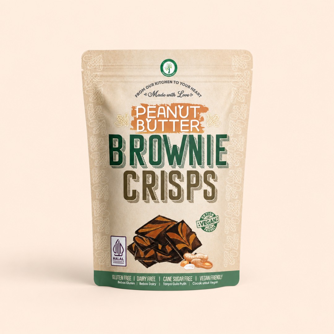 Namaste Peanut Butter Brownie Crisps Vegan 90g image