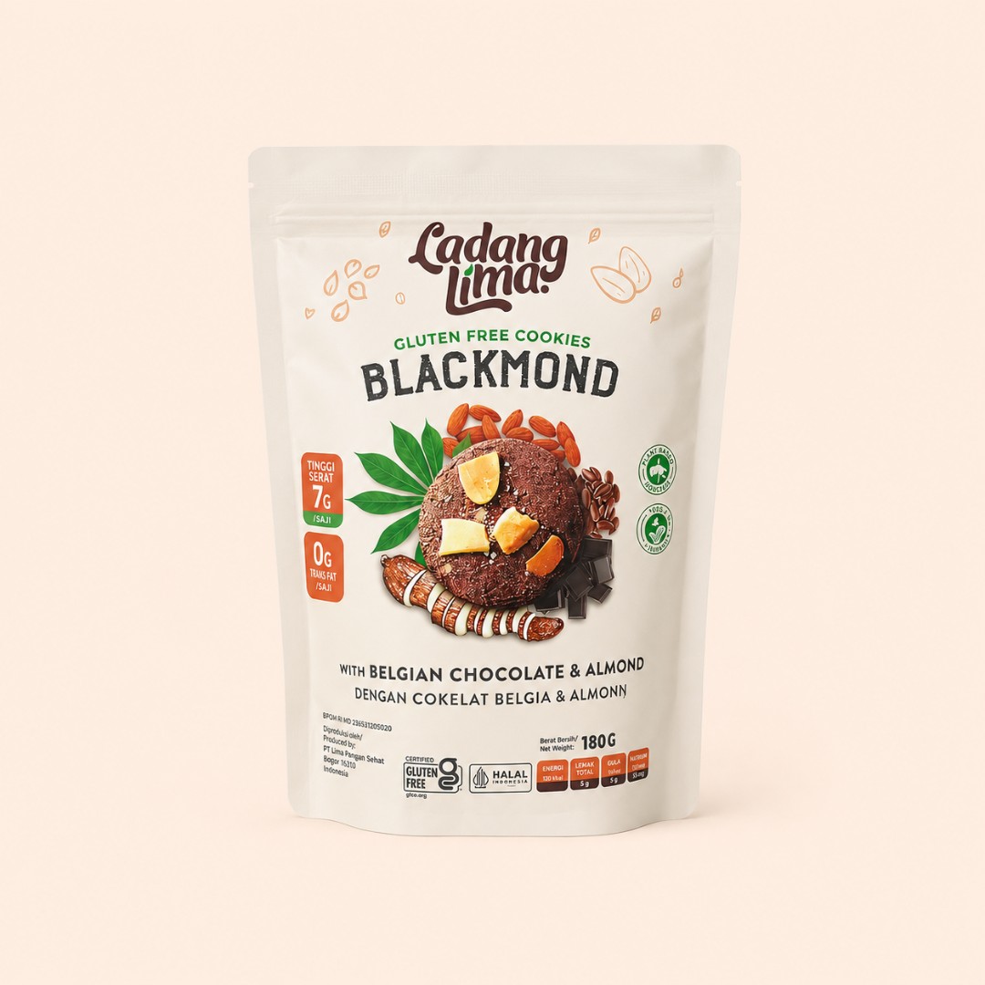 Ladang Lima Blackmond Cookies - Gluten Free & Vegan (180g) image