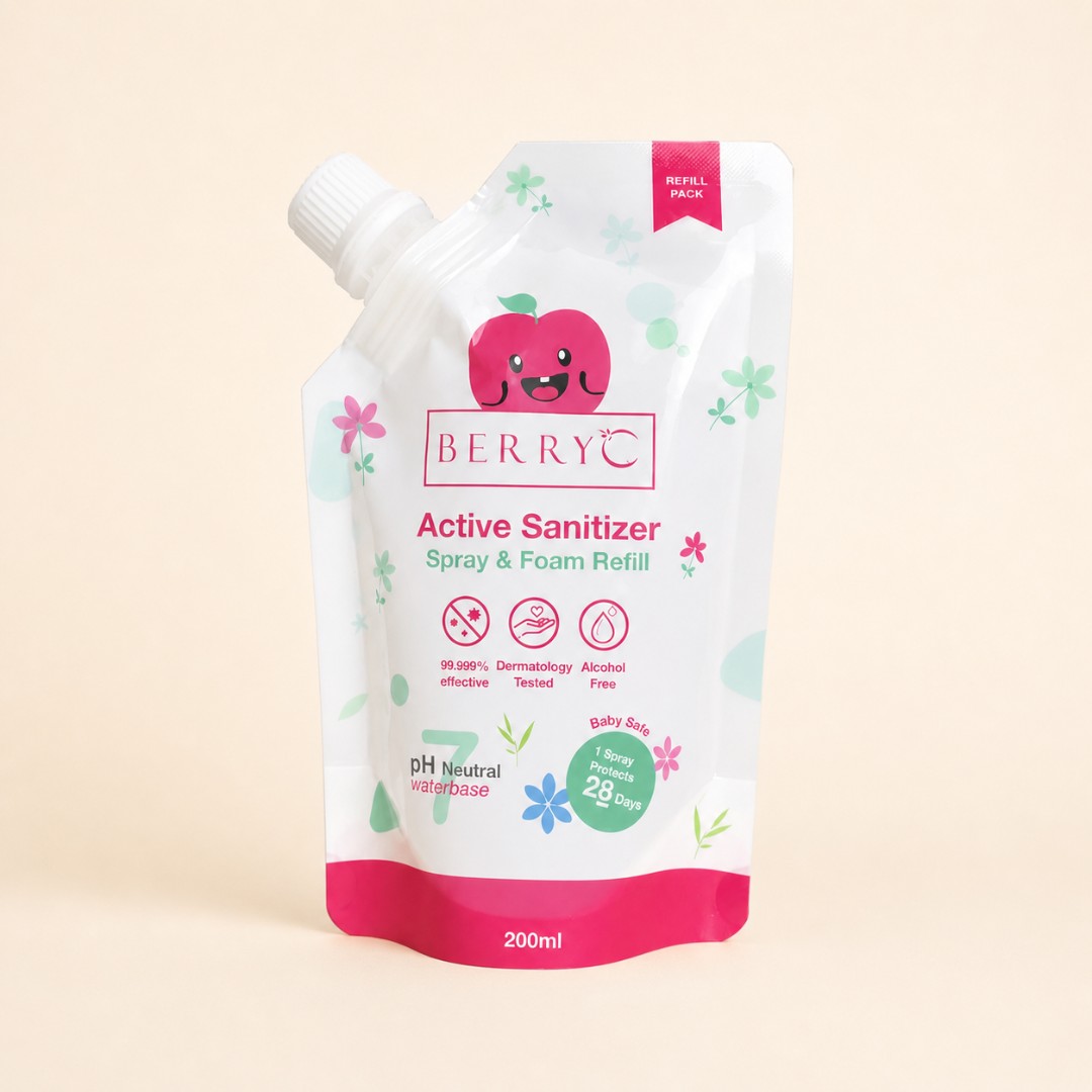 BerryC Active Sanitizer Spray & Foam Refill 200ml image
