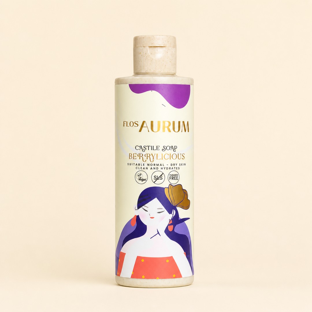 Flos Aurum Castile Soap Berrylicious 250ml image