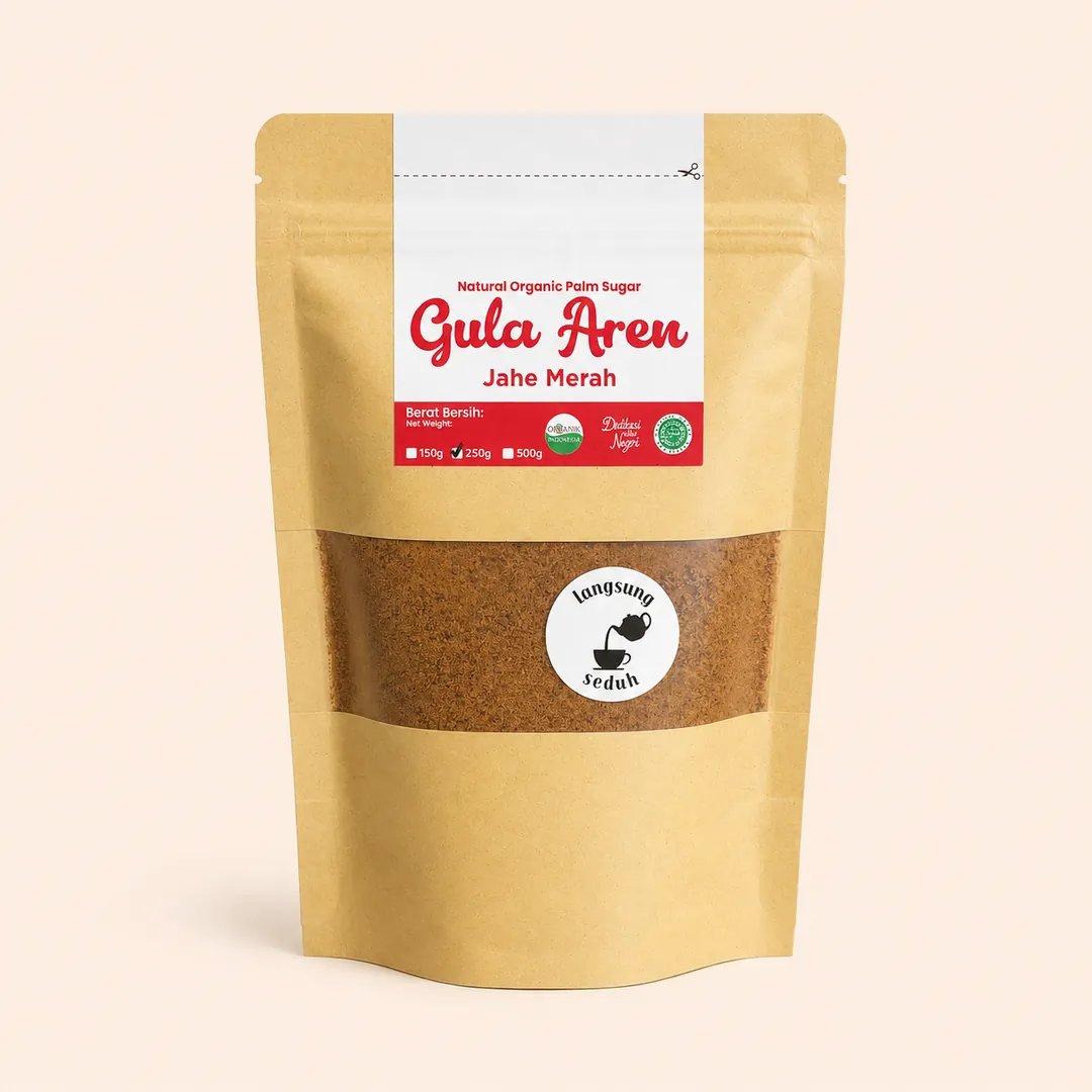 Gula Aren Jahe Merah Organik 250 g