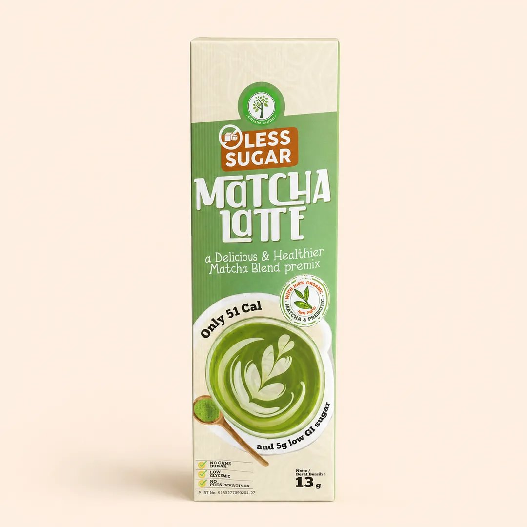 Less Sugar Matcha Latte 13 g