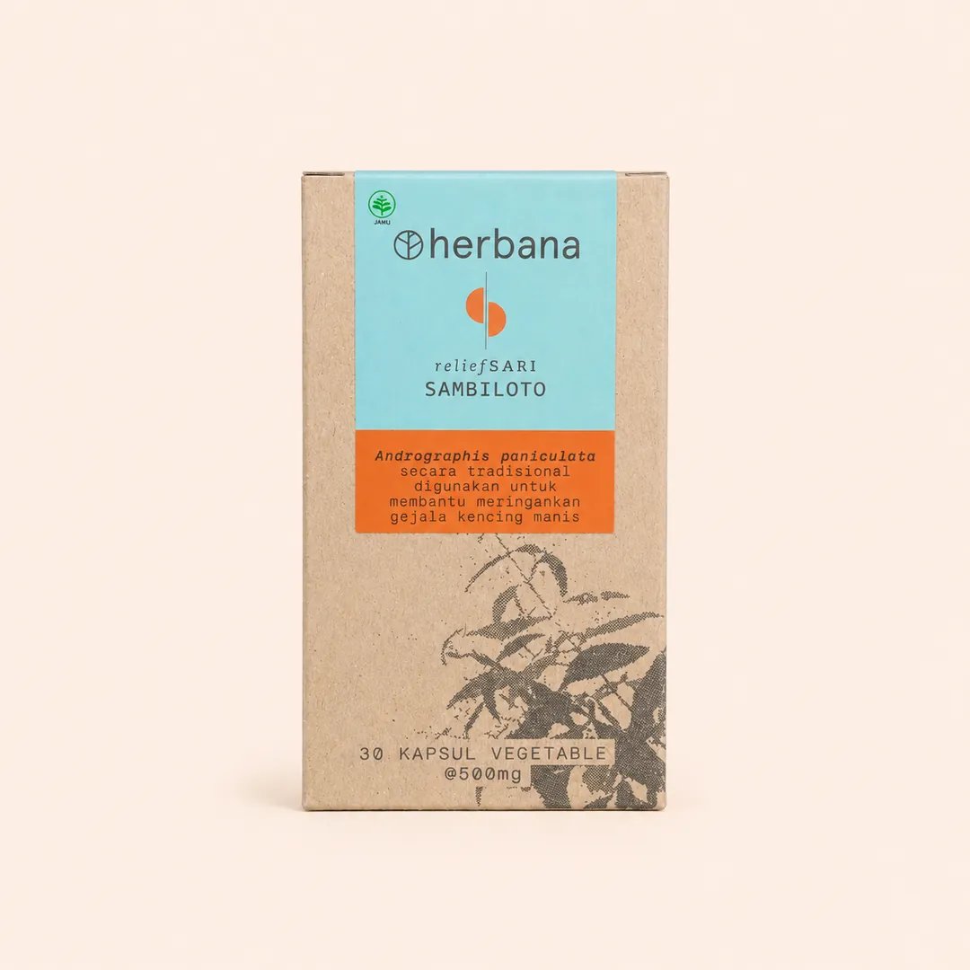 Herbana Relief Sari Sambiloto 30 kapsul