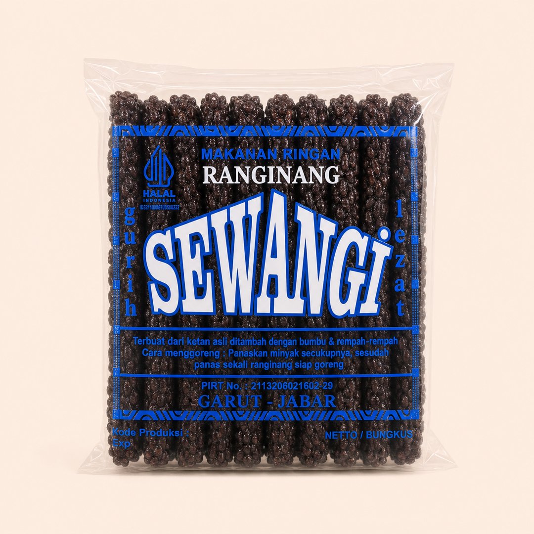Rengginang Ketan Hitam Sewangi Garut 500gr cover