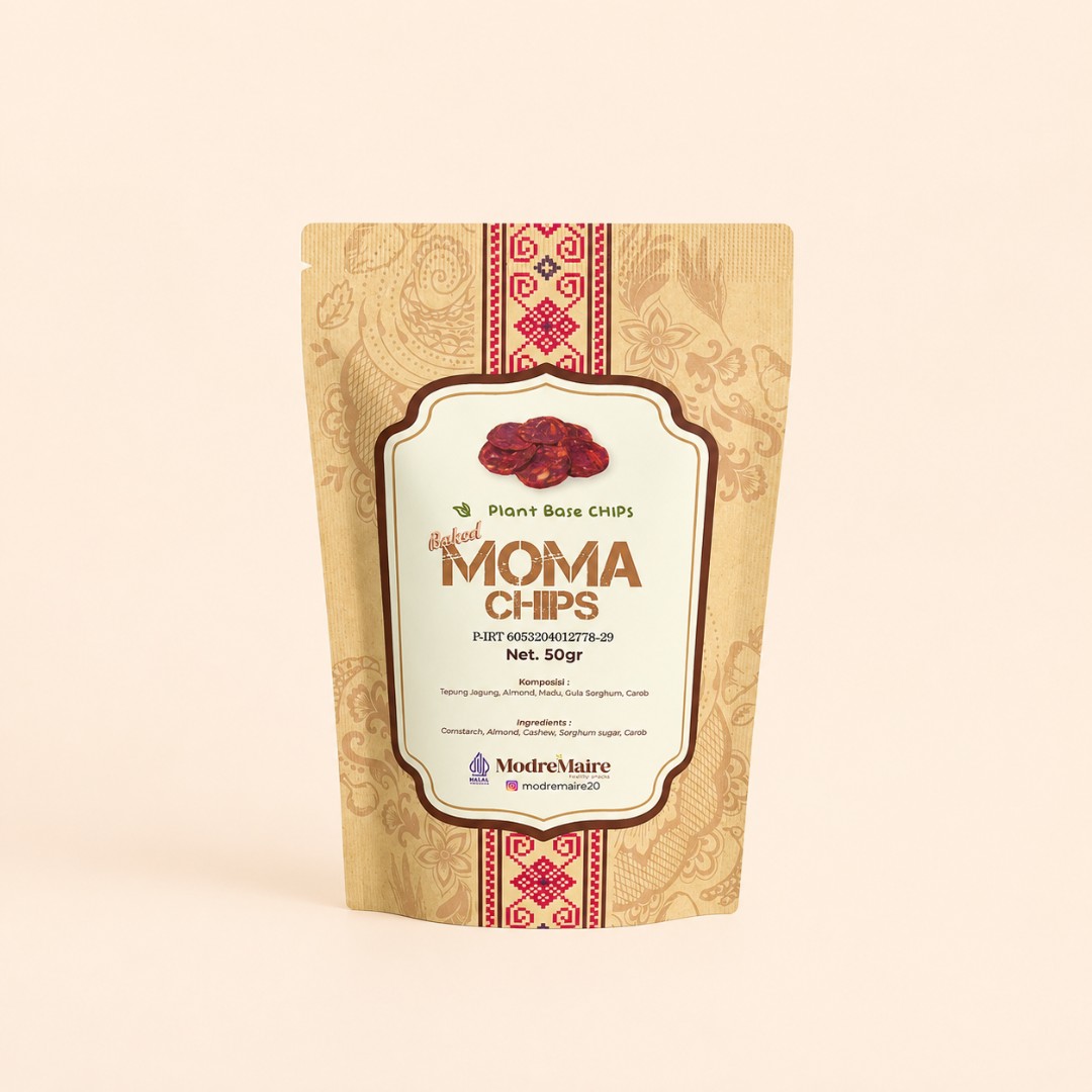 Moma Chips Plant Based Cookies - Modre Maire 50gr image