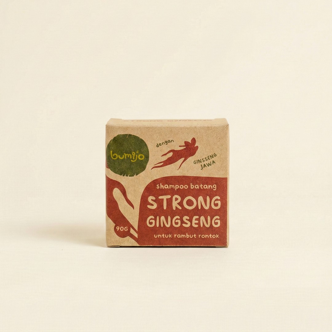 Bumijo Shampoo Bar Strong Gingseng Jawa - Solusi Rambut Rontok Alami image