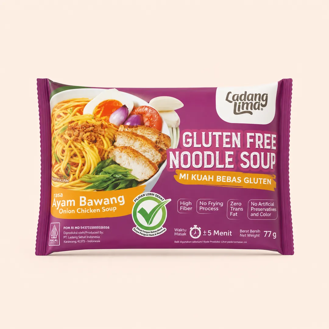 Ladang Lima Gluten Free Noodle Soup Rasa Ayam Bawang - studio catalog cover