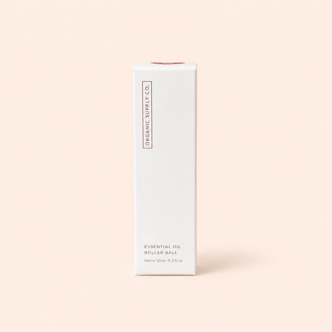 Cover produk Shield Essential Oil Roller Ball 10ml - Organic Supply Co dengan latar krem
