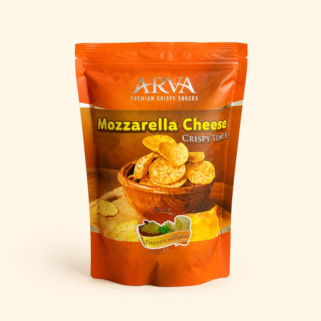 Arva Premium Crispy Tempe Mozzarella Cheese 100g image
