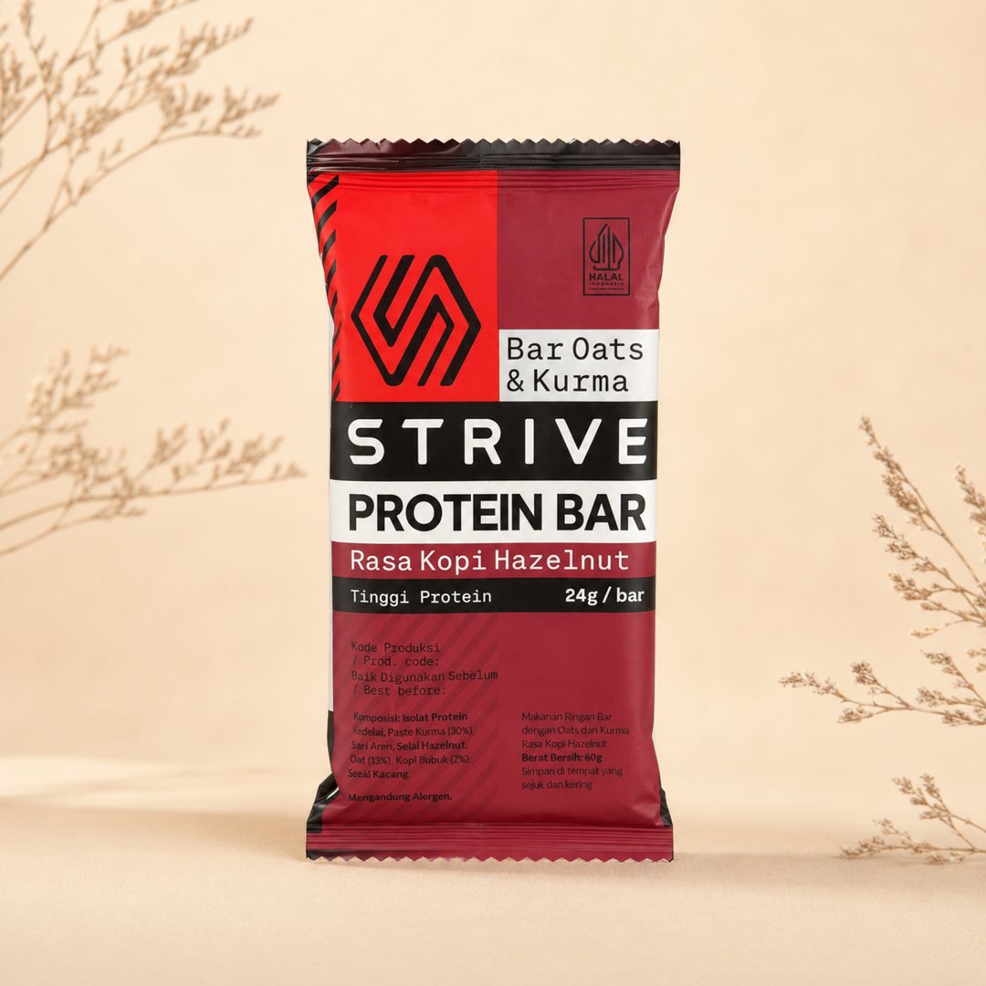 Foto cover Strive Protein Bar Kopi Hazelnut 60g