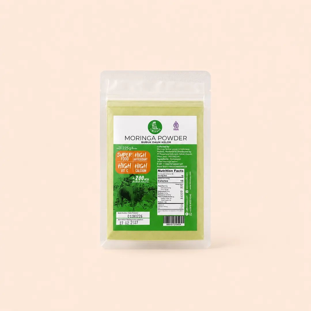 Timurasa Moringa Powder Bubuk Daun Kelor 225 gram