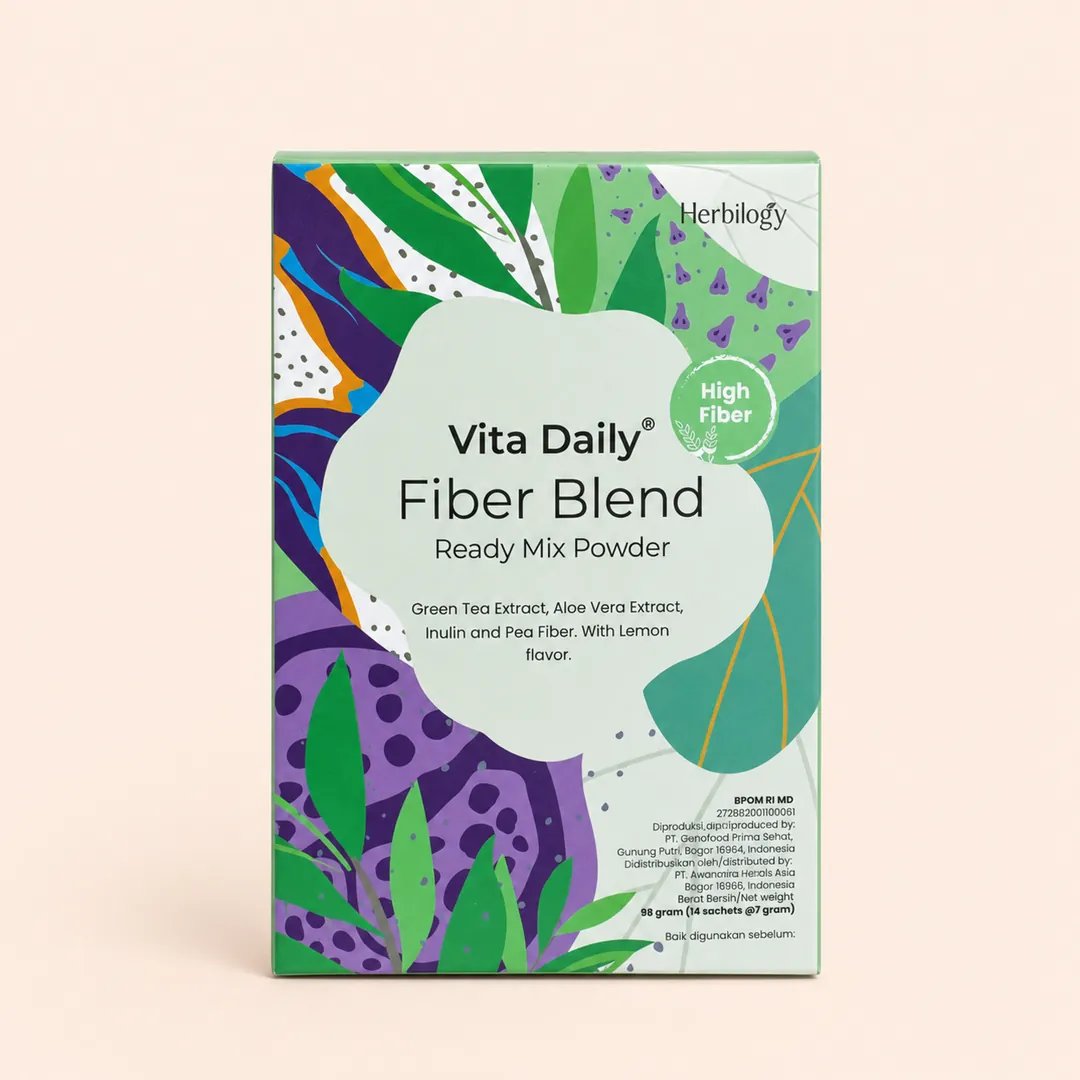 Herbilogy Vita Daily Fiber Blend Lemon 98g