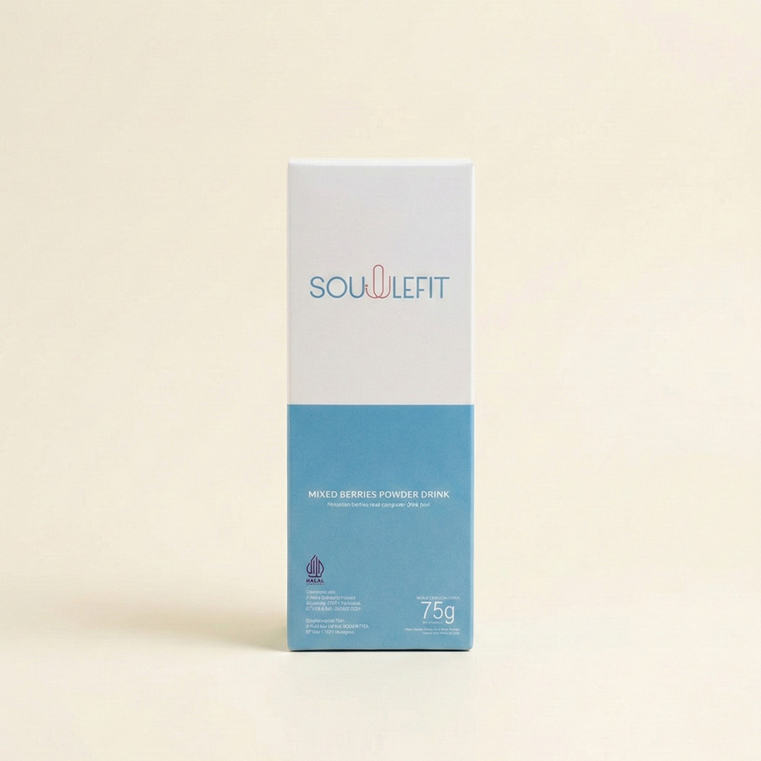 Soullefit Mixed Berries Powder Drink (Minuman Serbuk Serat Probiotik) image