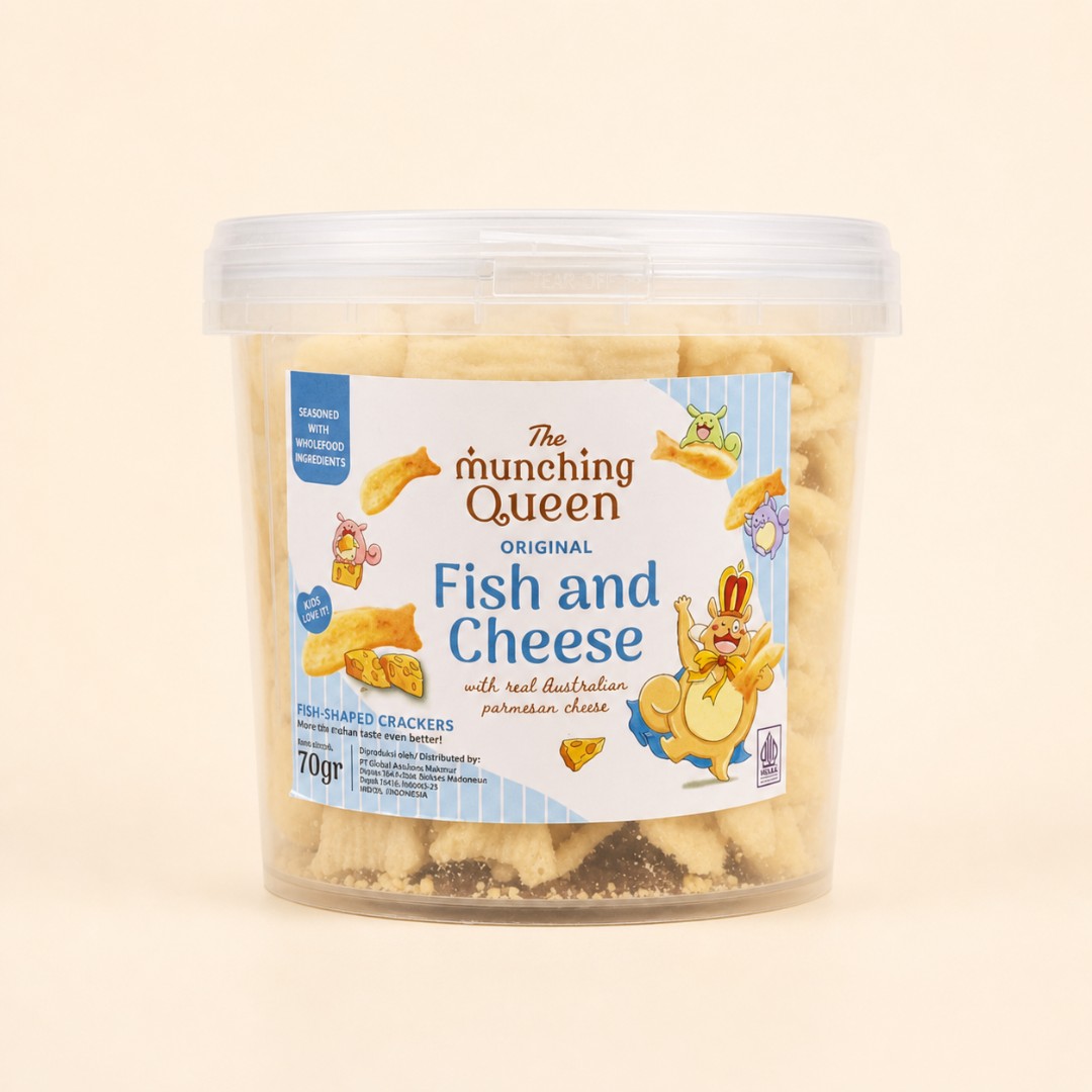 The Munching Queen Original Fish and Cheese Snack 70gr image