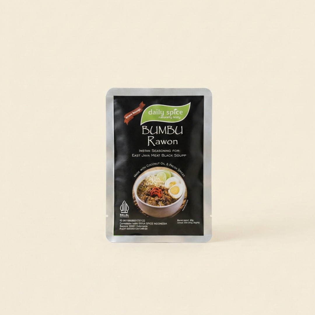 Daily Spice Bumbu Rawon Instan 60gr - Bumbu Masak Sehat Tanpa MSG & Pengawet image