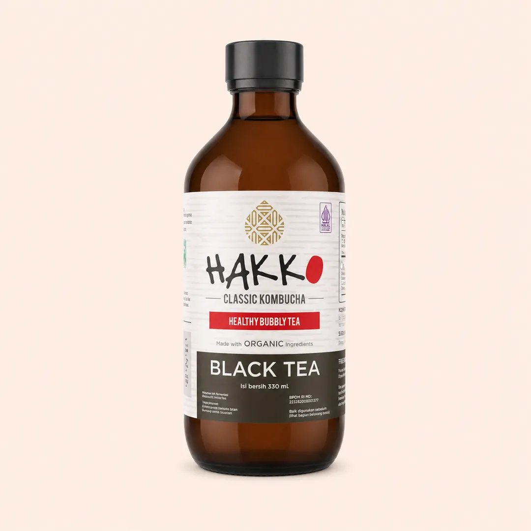 Hakko Classic Kombucha Black Tea 330ml