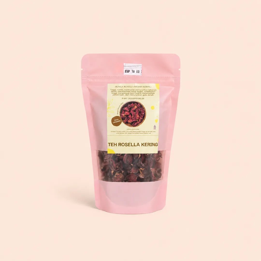 Teh Rosella Kering Organik 50 gram