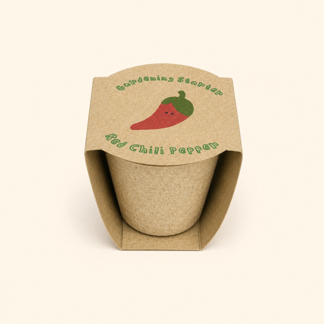 Mini Gardening Starter Kit - Red Chili Pepper image