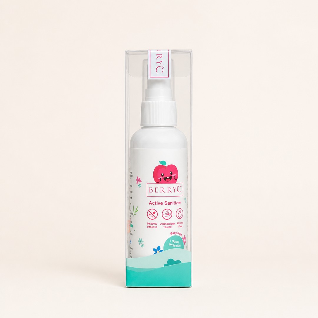 BerryC Active Sanitizer Spray 100ml - Pelindung Anti Bakteri 28 Hari image