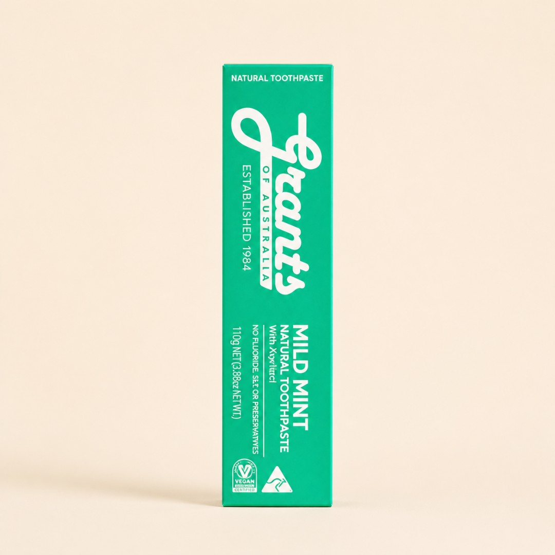 Grants of Australia Mild Mint Natural Toothpaste 110g image