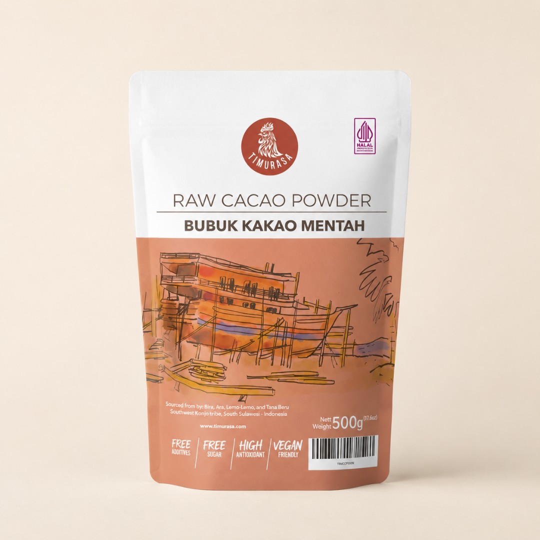 Timurasa Raw Cacao Powder Bubuk Kakao Mentah 500g image