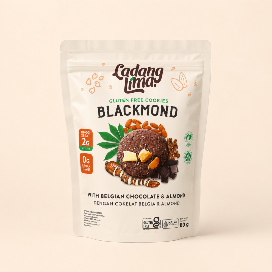 Ladang Lima Blackmond Gluten Free Cookies 80g image