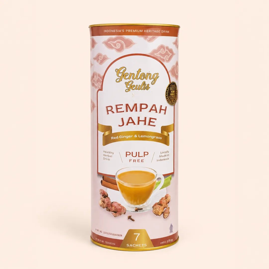 Gentong Geulis Rempah Jahe Merah dan Sereh 7 sachet