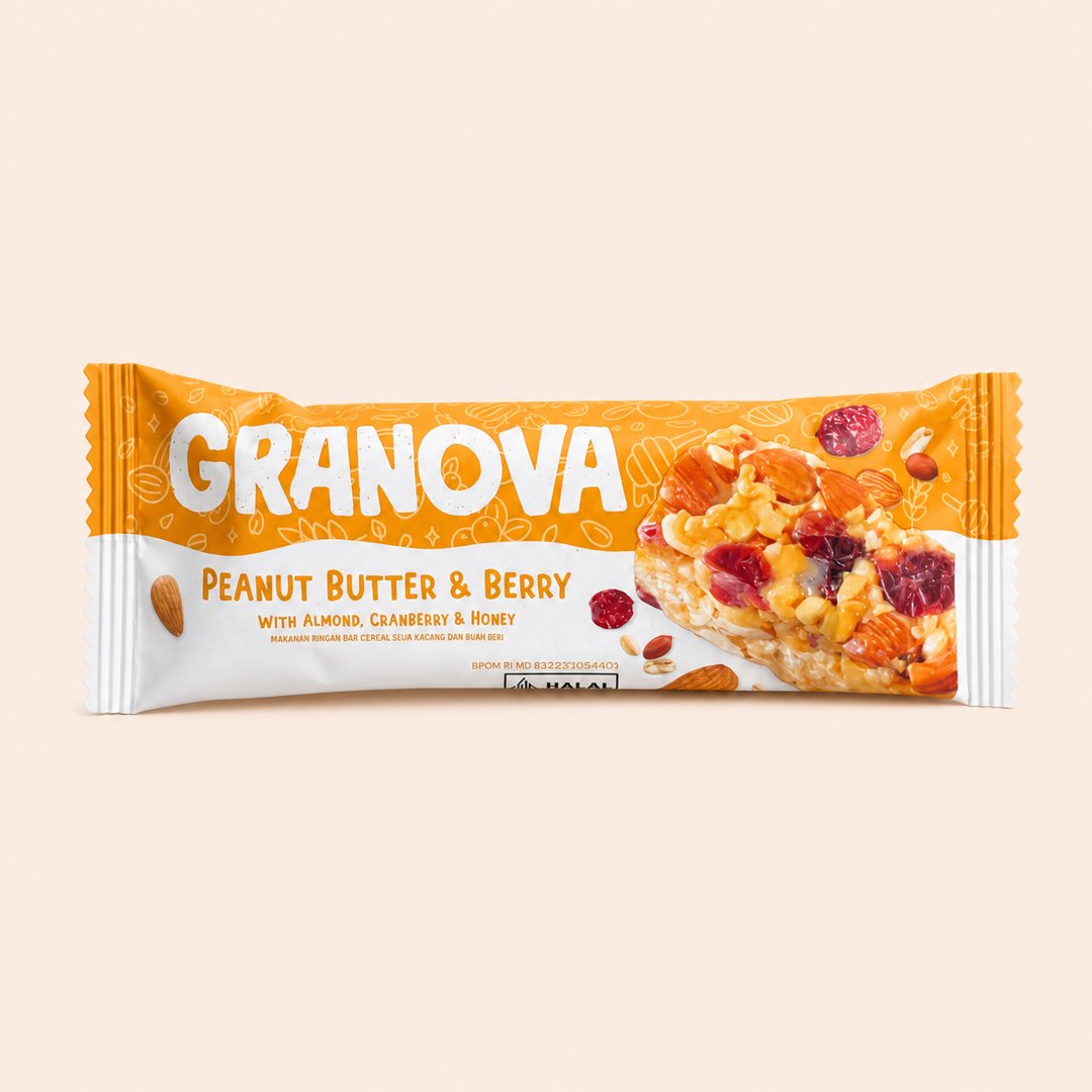 Granova Energy Bar Peanut Butter & Berry 26g cover