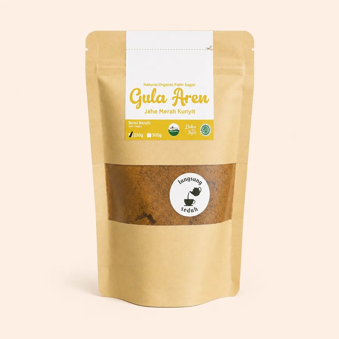 Gula Aren Jahe Merah Kunyit 250 g