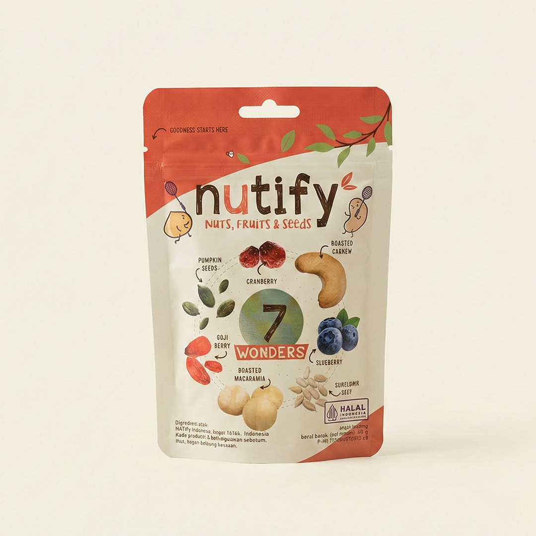 Nutify 7 Wonders Mixed Nuts, Fruits & Seeds Premium Blend 60g image