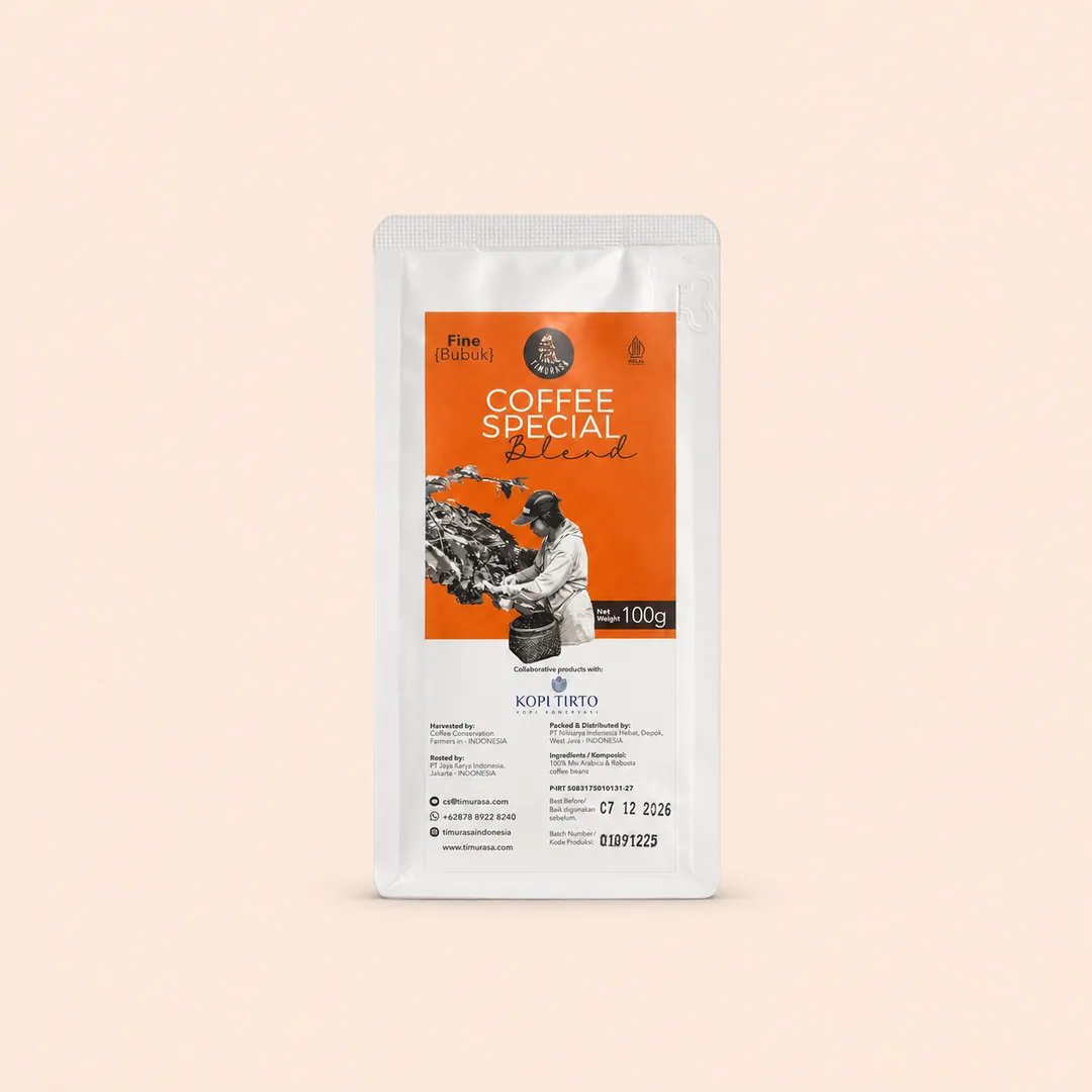 Timurasa Coffee Special Blend Fine Bubuk 100 gram