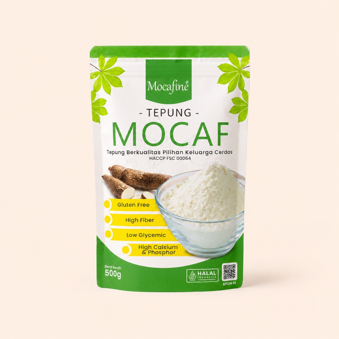 Mocafine Tepung Mocaf Serbaguna Gluten Free 500gr image