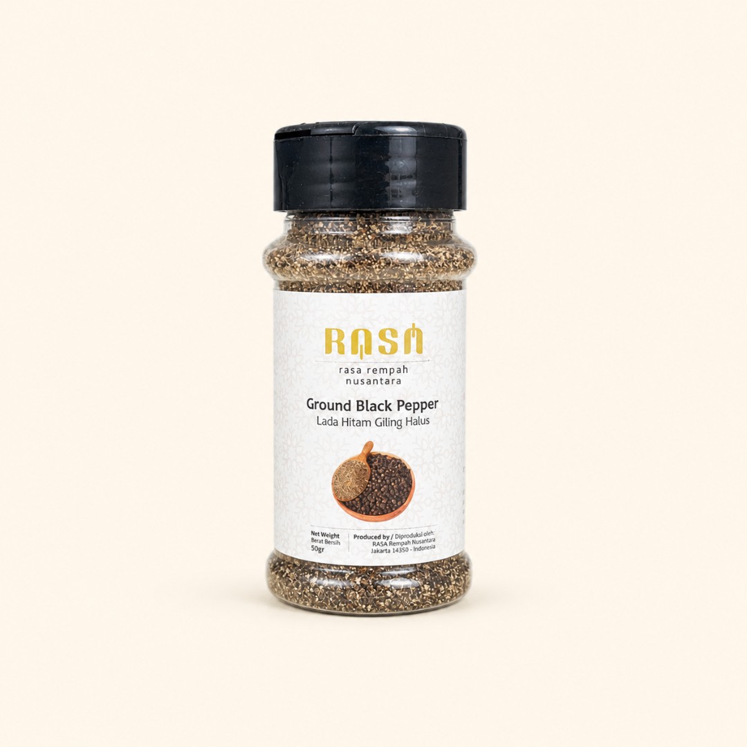 Rasa Rempah Nusantara Ground Black Pepper 50gr - Lada Hitam Giling Halus image