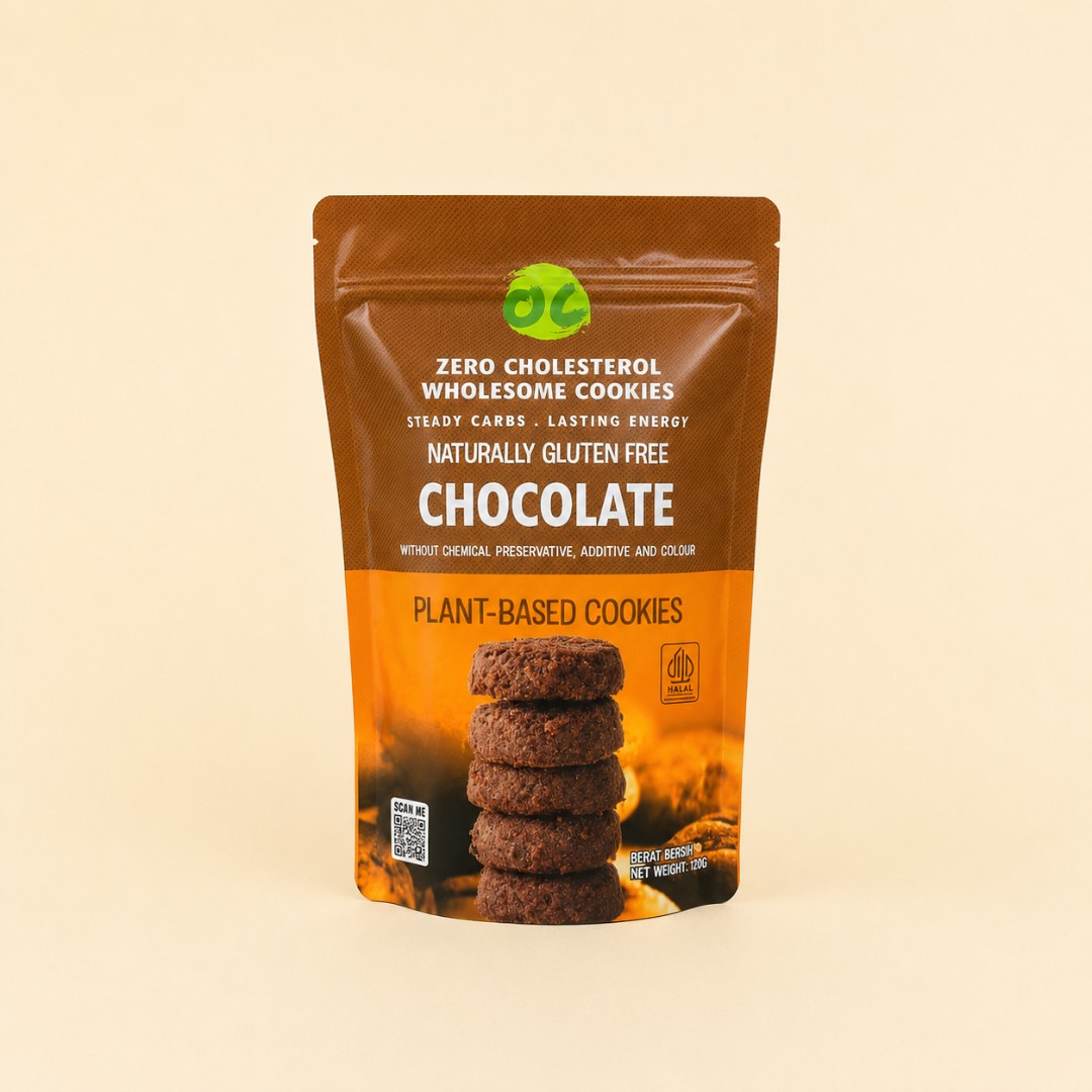 Organic Center Chocolate Wholesome Cookies Gluten Free 120g image