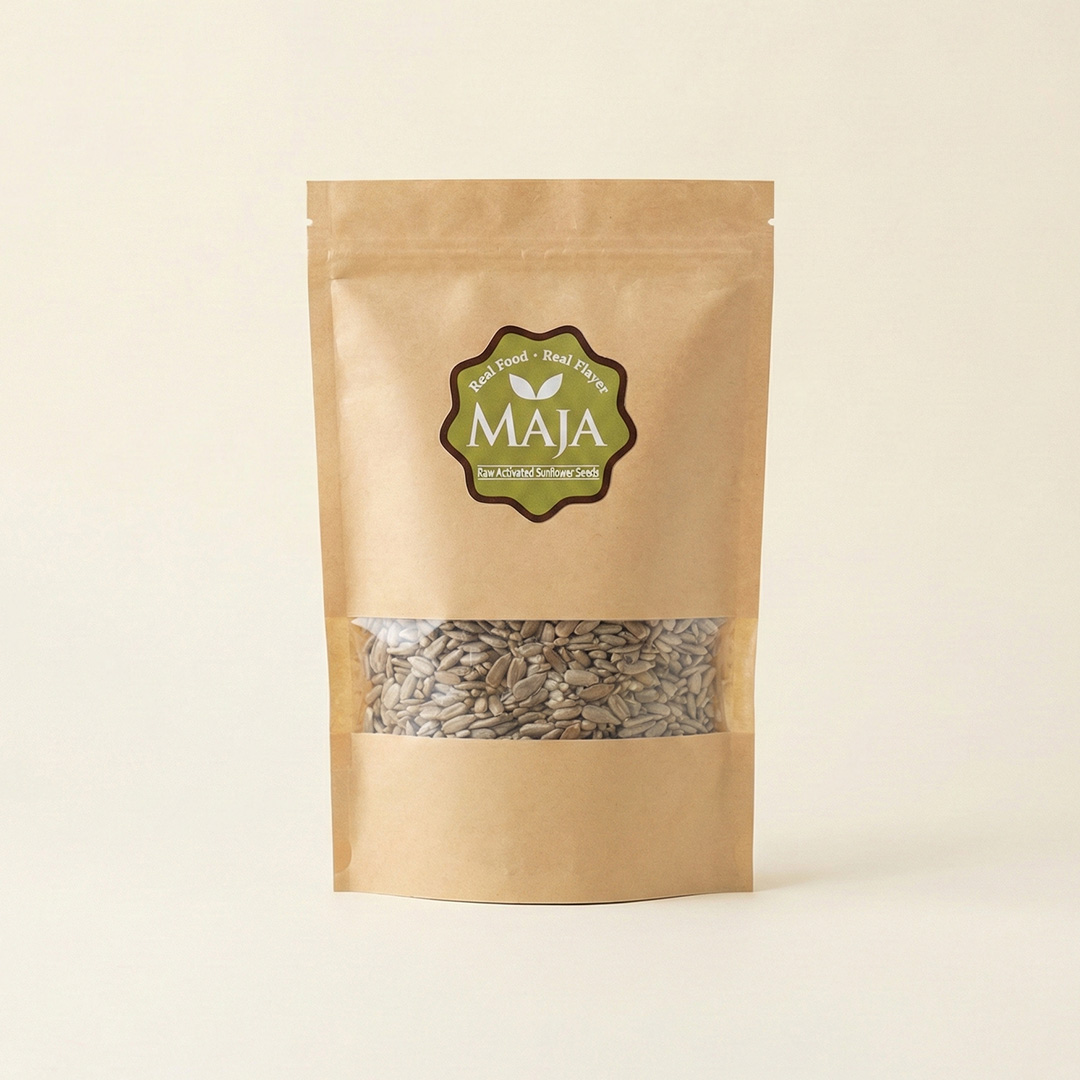 Maja Raw Activated Sunflower Seeds 250gr - Biji Bunga Matahari Kaya Vitamin E image