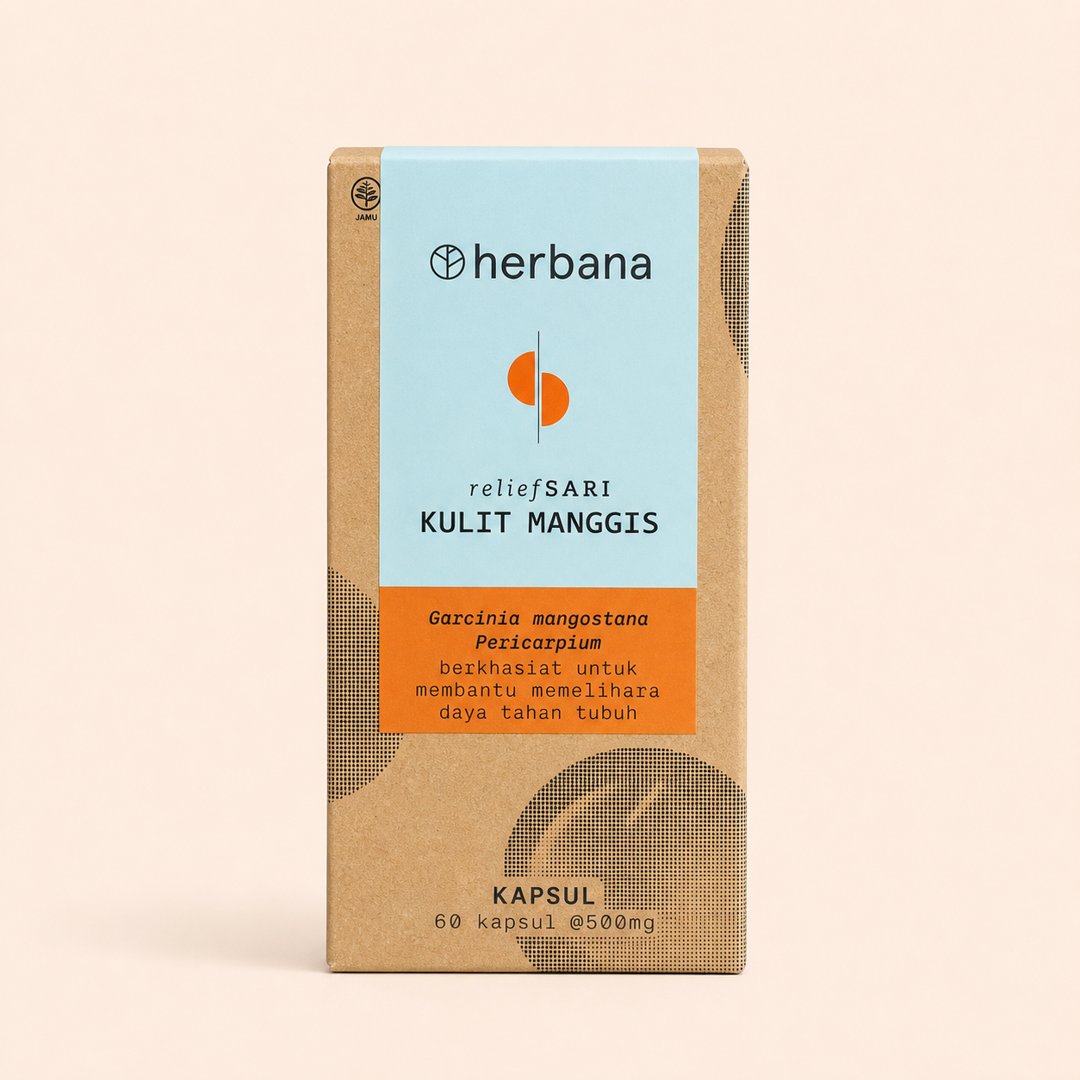 Herbana Relief Sari Kulit Manggis - Ekstrak Antioksidan (60 Kapsul) cover