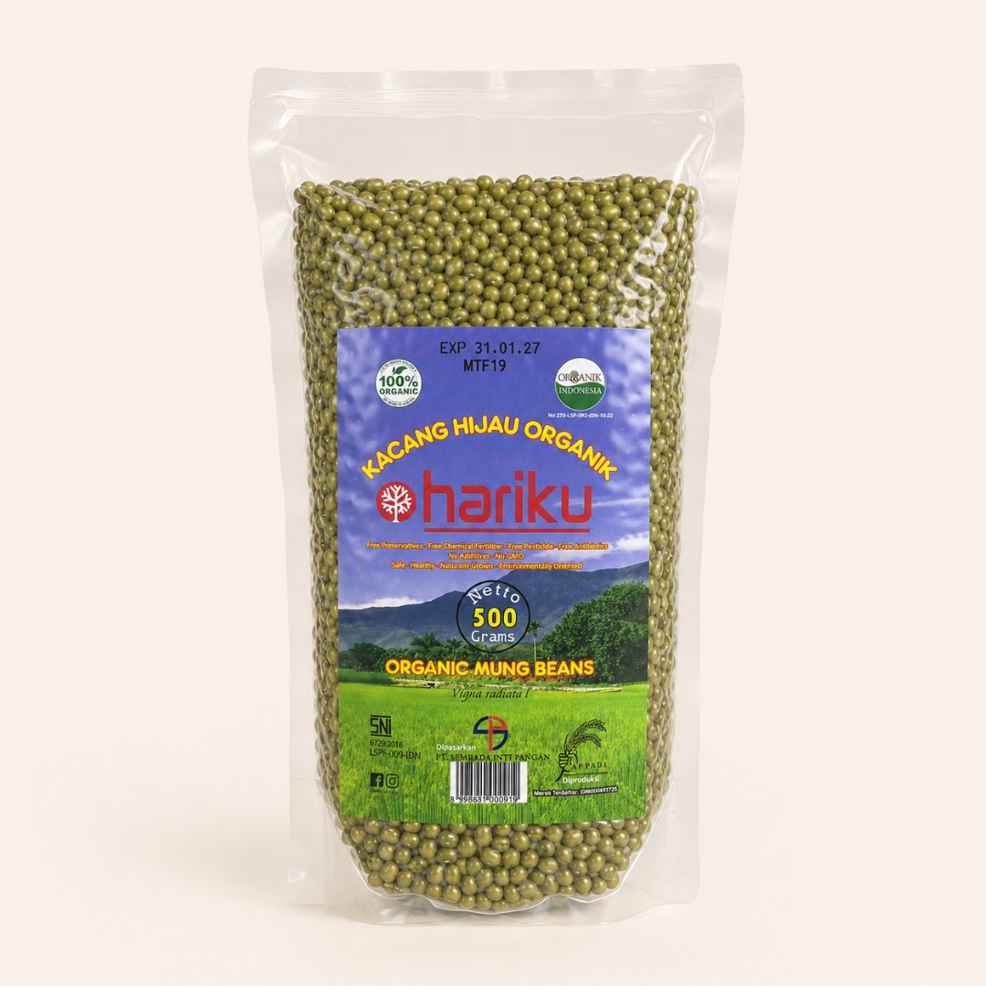 Hariku Kacang Hijau Organik 500g image