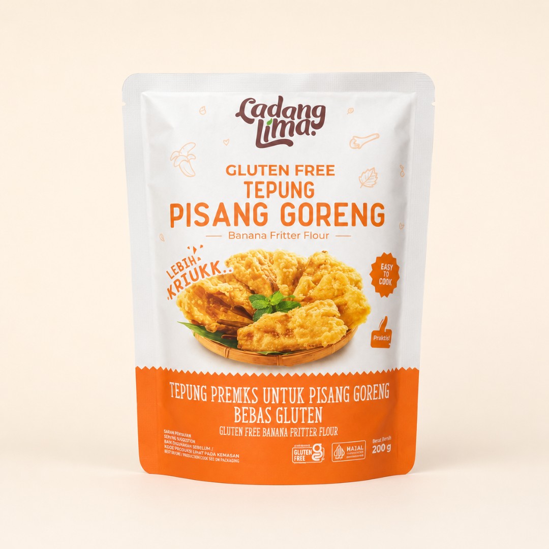 Ladang Lima Tepung Pisang Goreng Gluten Free 200g image