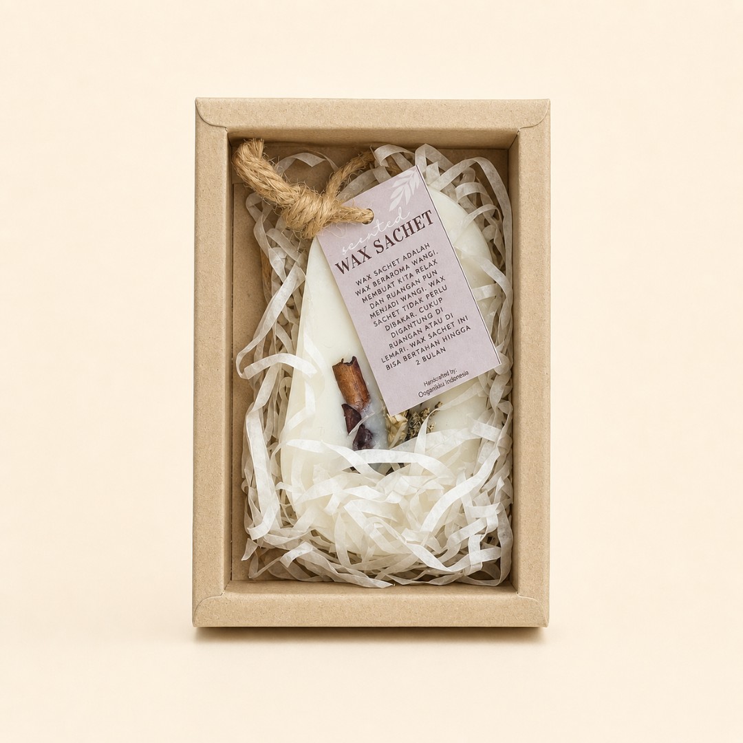 Ooganikku Scented Wax Sachet Cinnamon - Pengharum Ruangan Alami image