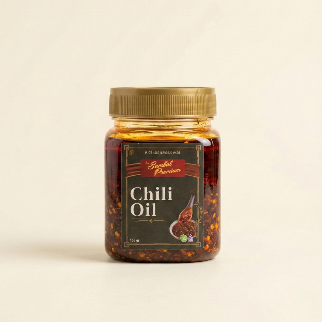 Sambal Premium Chili Oil Minyak Kelapa Pedas Gurih 165 gr image