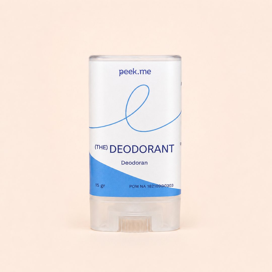 Cover produk PeekMe (The) Deodorant Natural - Bye-bye Odor 15gr dengan latar krem