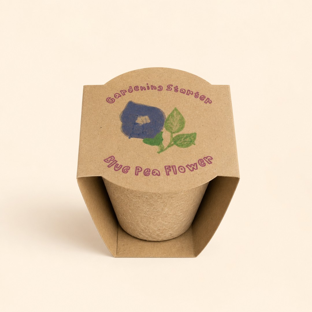 Blue Pea Flower Gardening Starter Kit - Paket Menanam Bunga Telang image