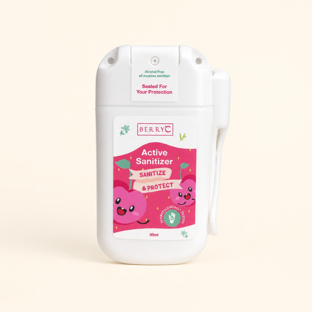 BerryC Active Sanitizer Floral 30ml - Non-Alkohol & Baby Safe image