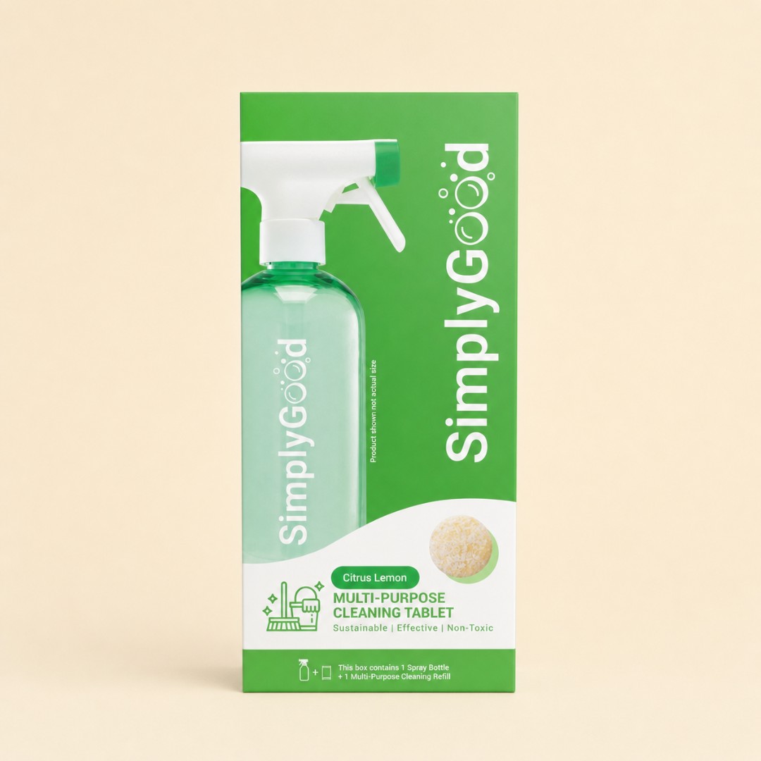 SimplyGood Multi-Purpose Cleaning Tablet Starter Kit - Citrus Lemon image