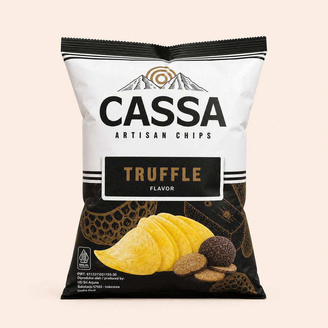Cassa Artisan Cassava Chips Truffle Flavor 60gr cover