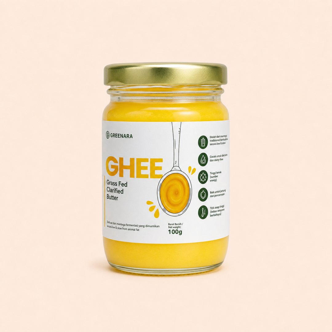 Greenara Ghee Grass Fed Clarified Butter 100g cover