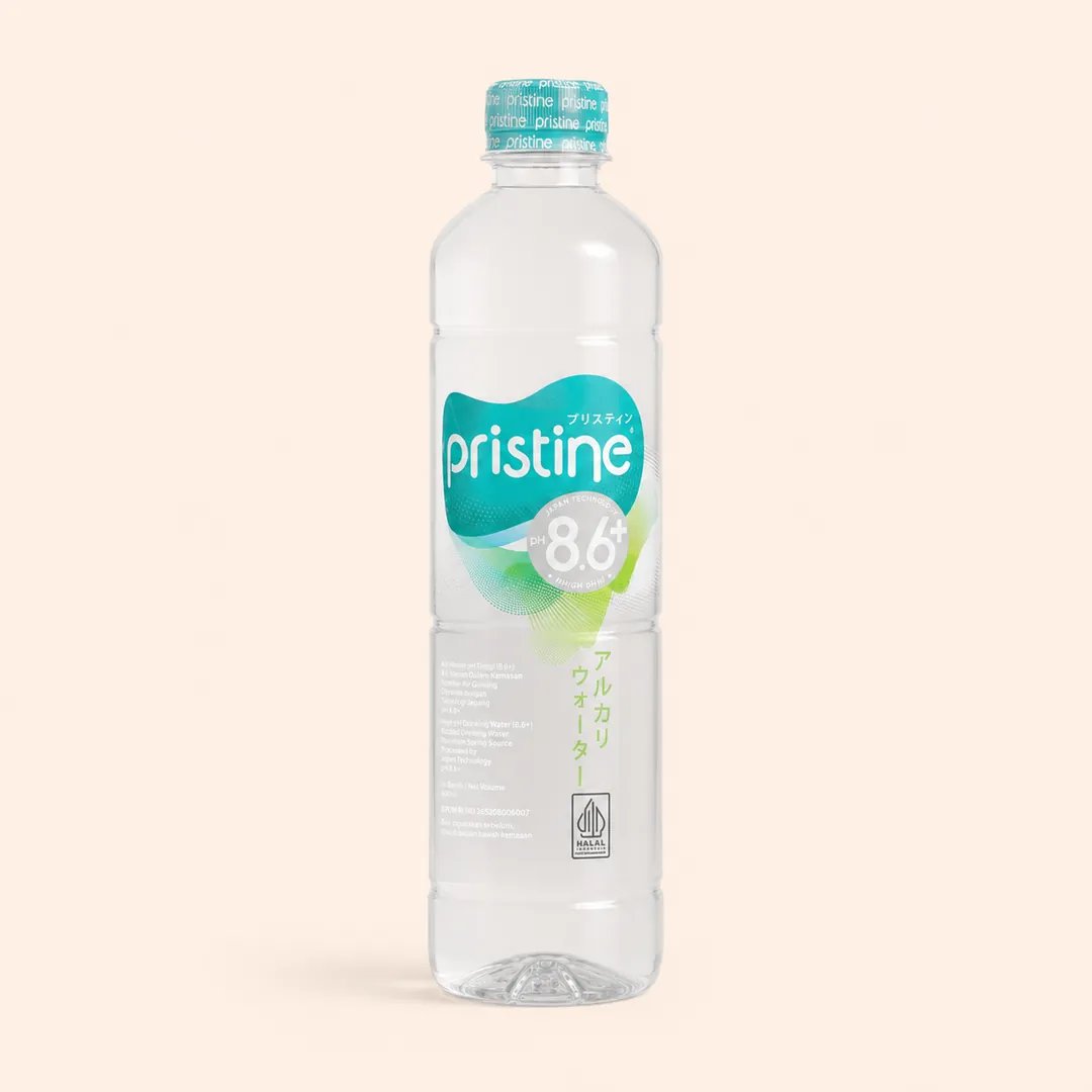 Pristine 8.6+ Air Minum Alkali 600ml