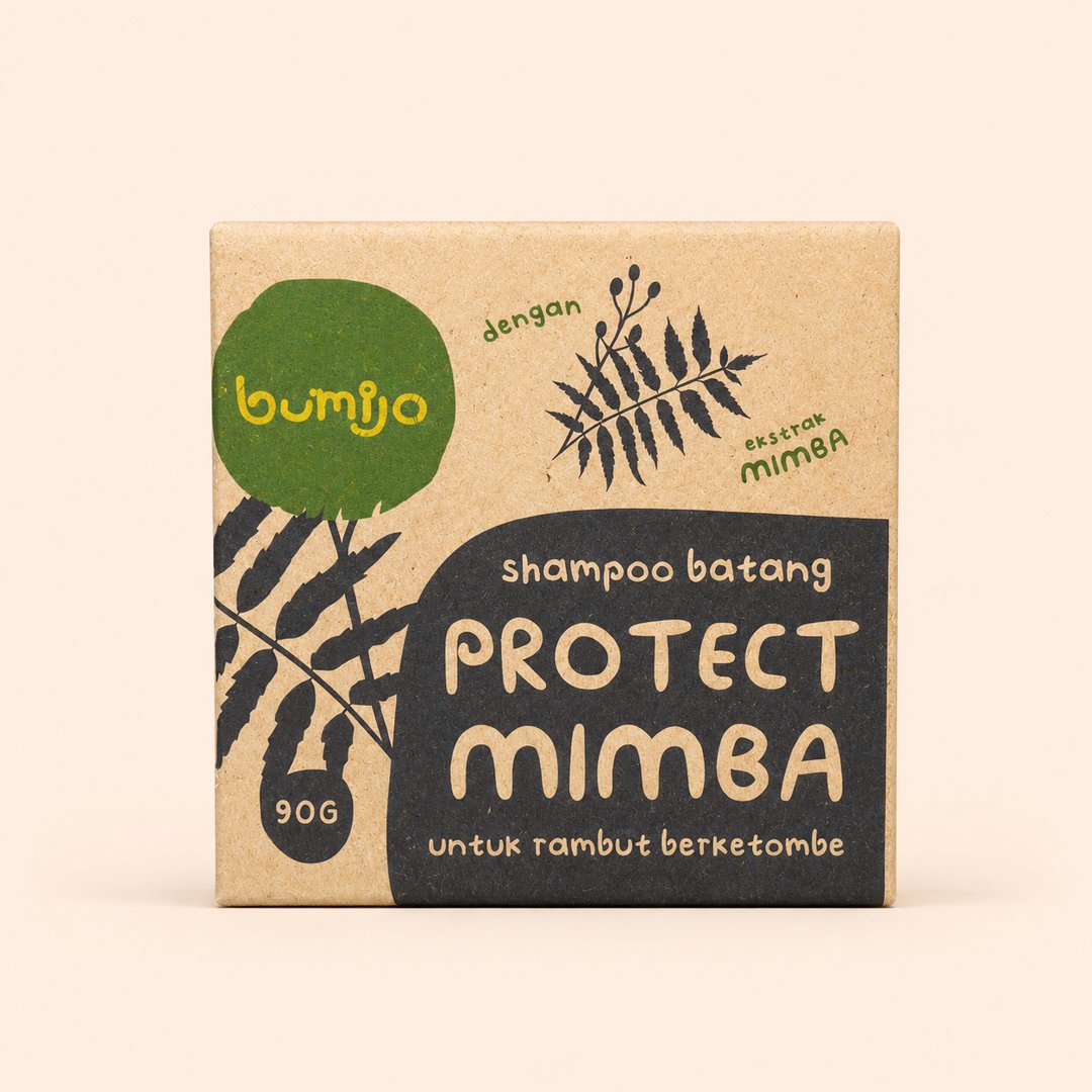 Cover produk Bumijo Shampoo Bar Protect Mimba 90gr dengan latar krem